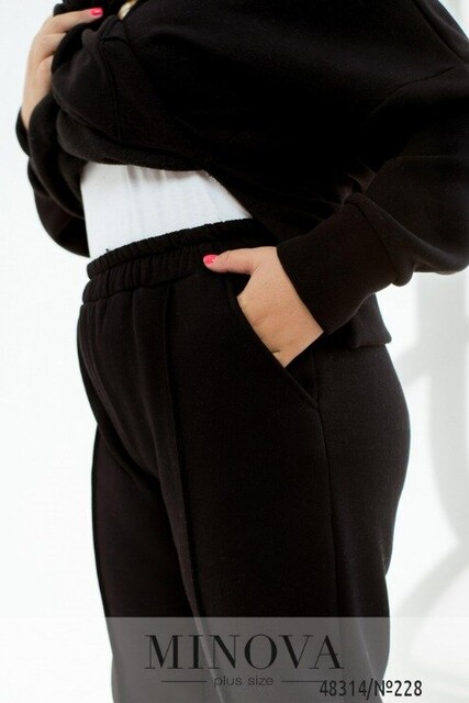 Спортивний Костюм №228-Чорний Спортивний Костюм №228-Чорний