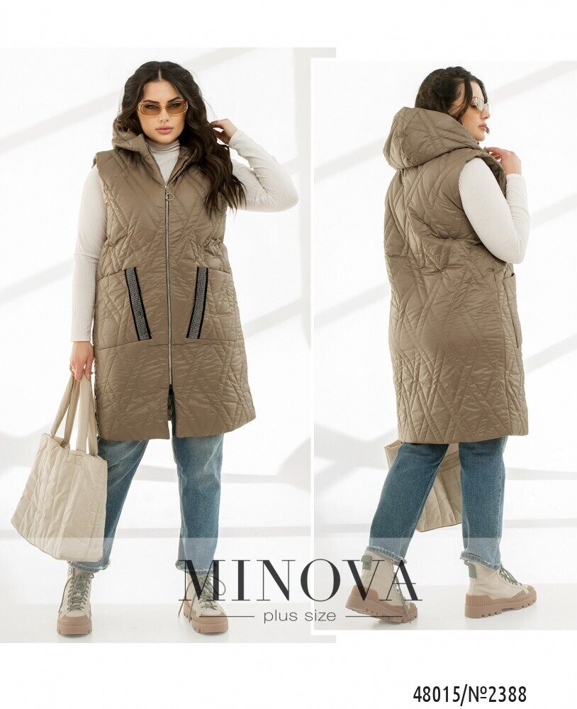 Жилет №2388-Капучино Жилет №2388-Капучино