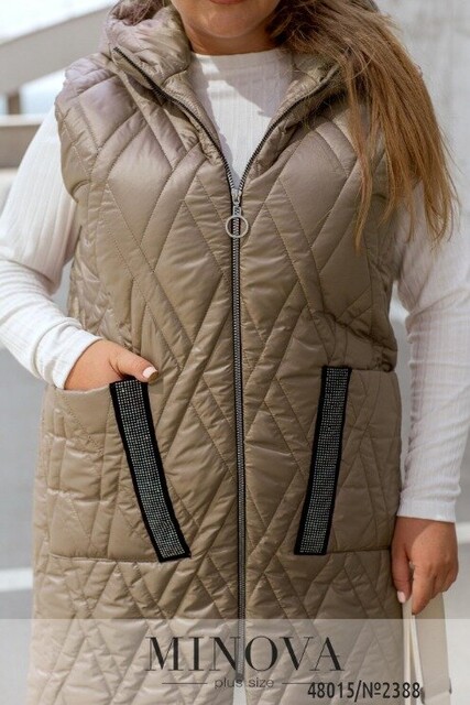 Жилет №2388-Капучино Жилет №2388-Капучино