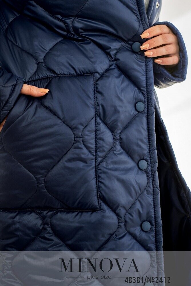 Куртка №2412-Синій Куртка №2412-Синій
