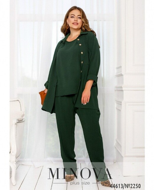 Костюм 3-Ка №2250-Зелений