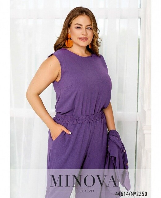 Костюм 3-Ка №2250-Фіолетовий Костюм 3-Ка №2250-Фіолетовий