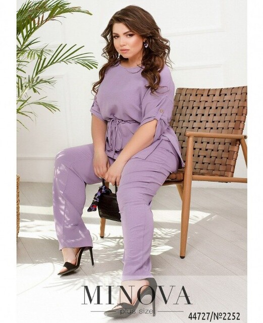 Костюм №2252-Бузковий Костюм №2252-Бузковий