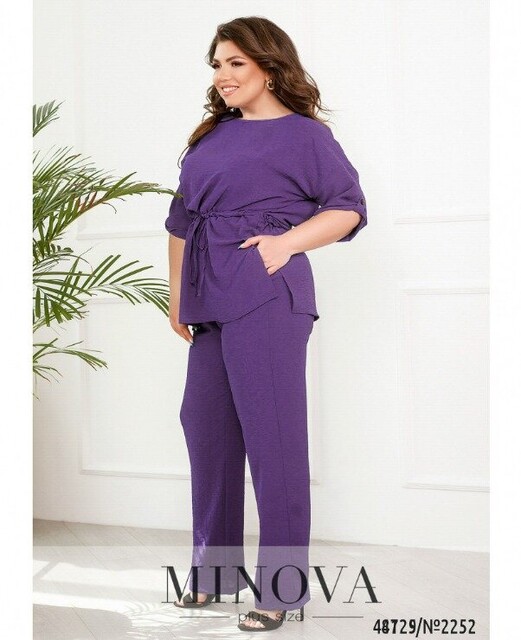 Костюм №2252-Фіолетовий Костюм №2252-Фіолетовий