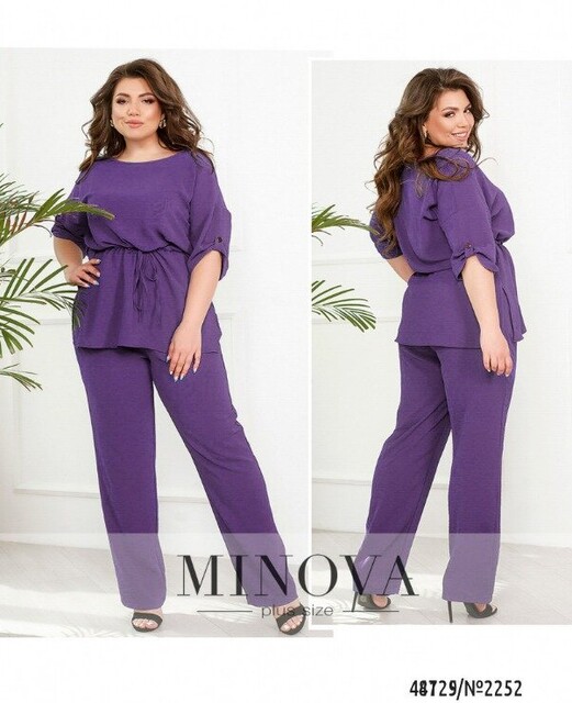 Костюм №2252-Фіолетовий Костюм №2252-Фіолетовий