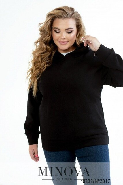 Худі №2017-Чорний