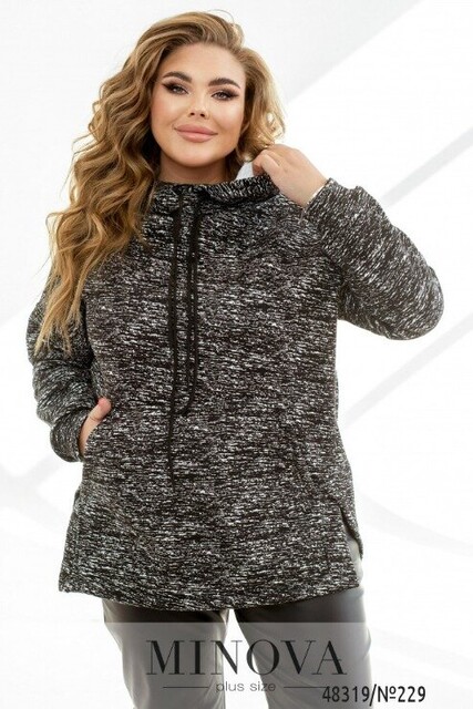 Худі №229-Чорний