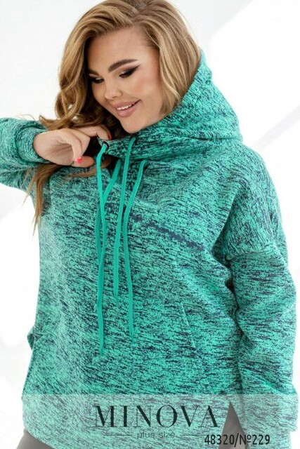 Худі №229-Бірюзовий Худі №229-Бірюзовий