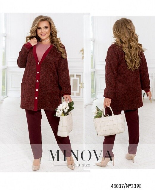 Кардиган №2398-Червоний Кардиган №2398-Червоний