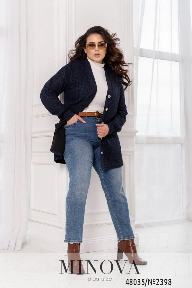 Кардиган №2398-Електрик Кардиган №2398-Електрик