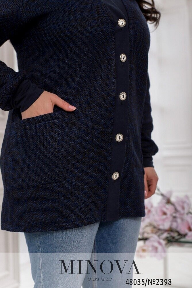 Кардиган №2398-Електрик Кардиган №2398-Електрик