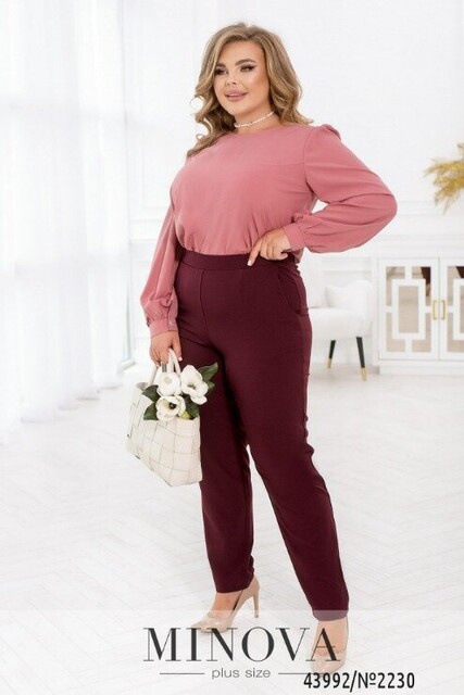 Брюки №2230-Бордо Брюки №2230-Бордо