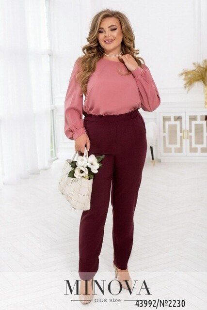 Брюки №2230-Бордо Брюки №2230-Бордо