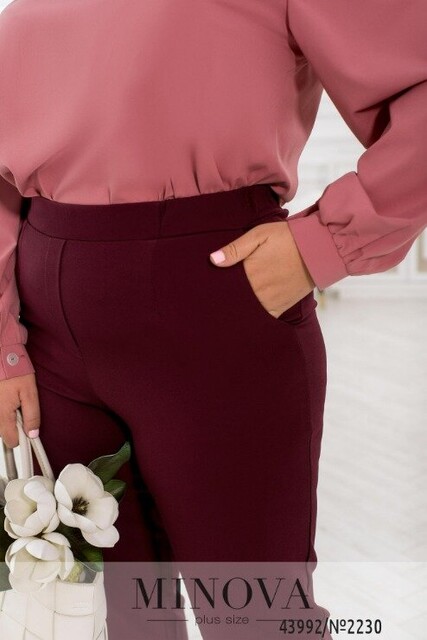 Брюки №2230-Бордо Брюки №2230-Бордо