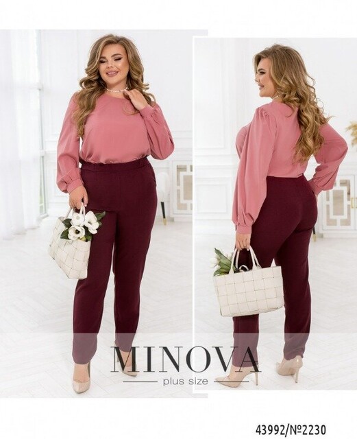 Брюки №2230-Бордо Брюки №2230-Бордо