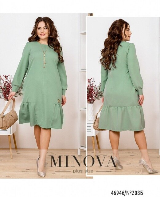 Сукня №208Б-Оливка