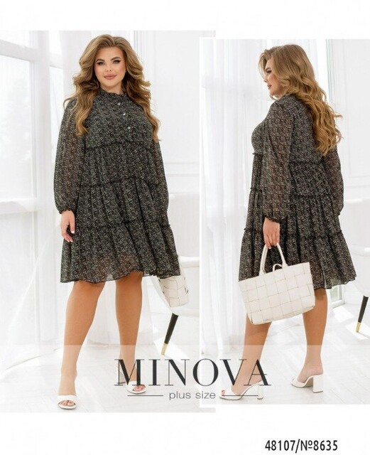 Сукня №8635-Чорний
