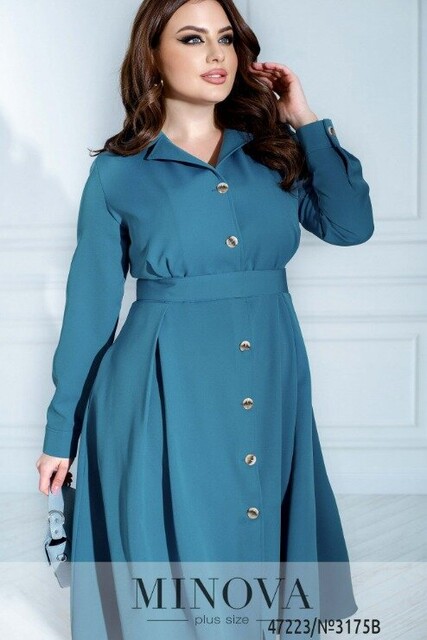 Сукня №3175B-Сіро-Блакитний Сукня №3175B-Сіро-Блакитний