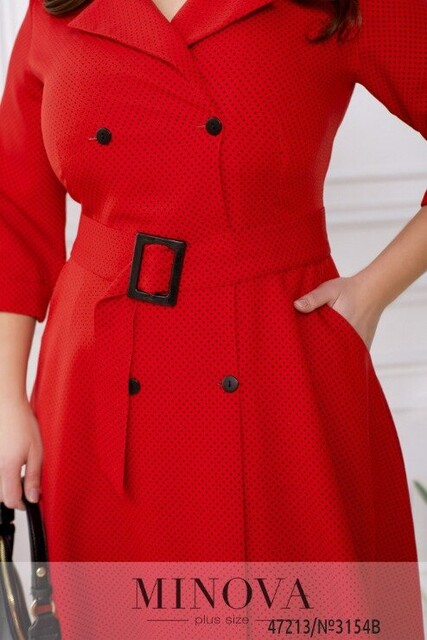 Сукня №3154B-Червоний