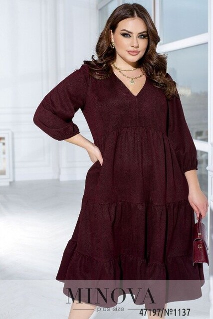 Сукня №1137-Бордо Сукня №1137-Бордо