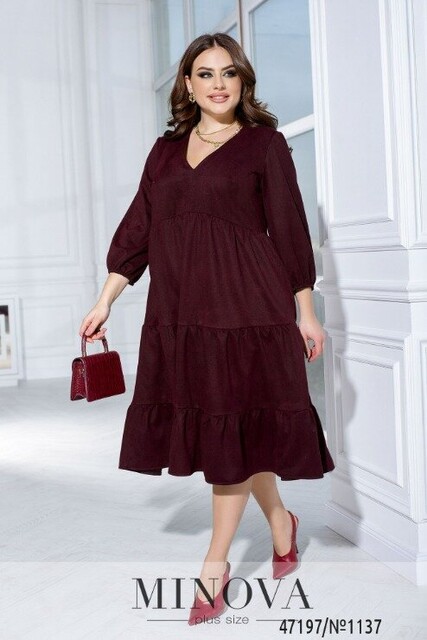 Сукня №1137-Бордо Сукня №1137-Бордо