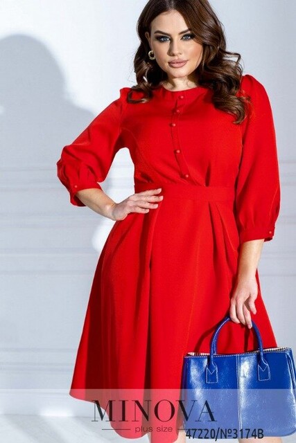 Сукня №3174B-Червоний Сукня №3174B-Червоний