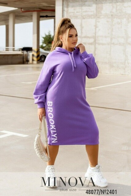 Сукня №2401-Бузковий Сукня №2401-Бузковий