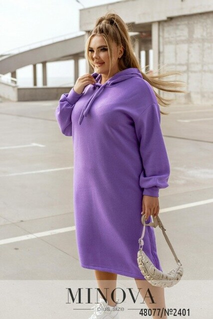 Сукня №2401-Бузковий Сукня №2401-Бузковий