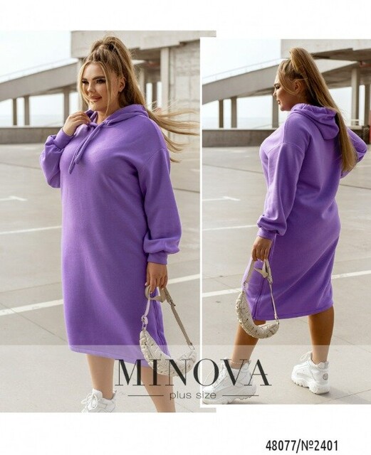 Сукня №2401-Бузковий Сукня №2401-Бузковий