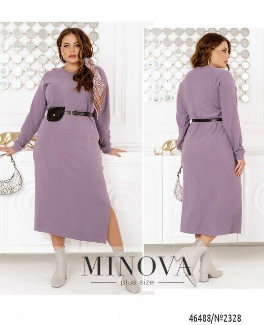 Сукня №2328-Бузковий Сукня №2328-Бузковий