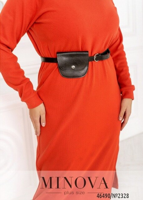 Сукня №2328-Морквяний Сукня №2328-Морквяний