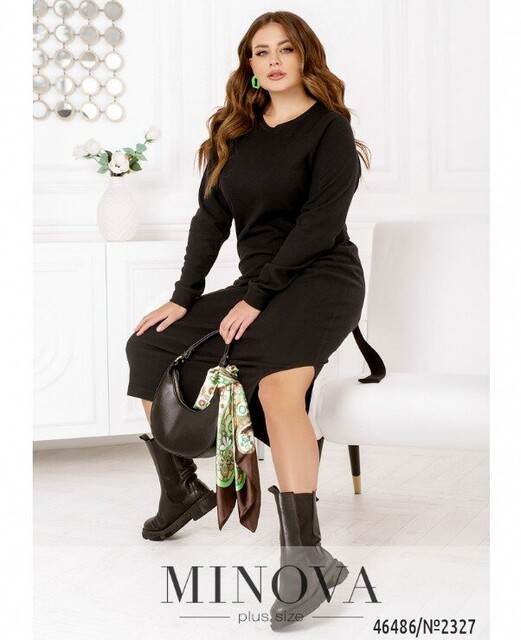 Сукня №2327-Чорний Сукня №2327-Чорний