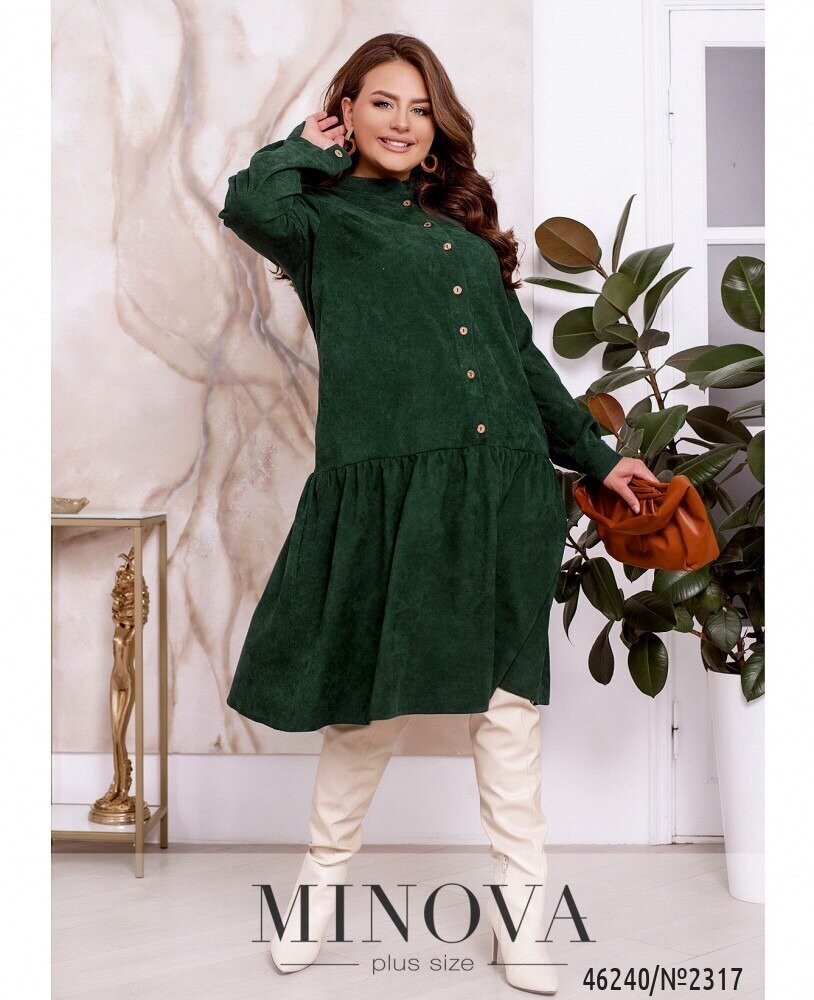Сукня №2317-Зелений Сукня №2317-Зелений