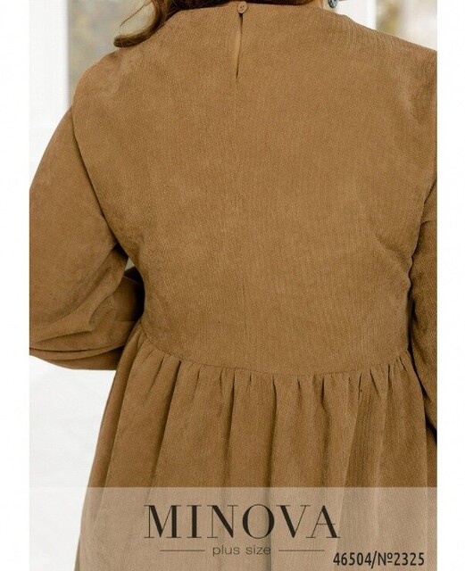 Сукня №2325-Світло-Коричневий Сукня №2325-Світло-Коричневий