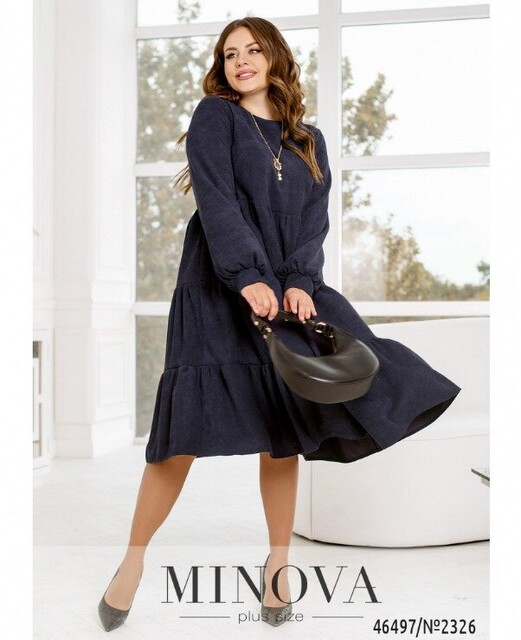 Сукня №2326-Темно-Синій Сукня №2326-Темно-Синій