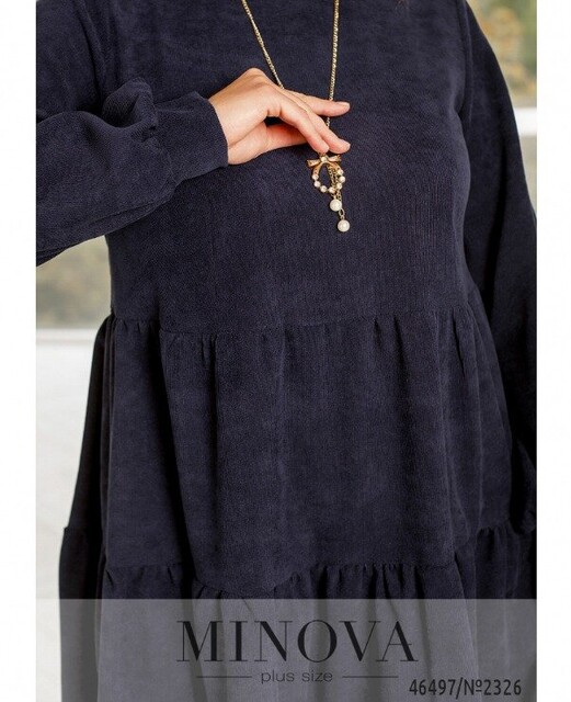 Сукня №2326-Темно-Синій Сукня №2326-Темно-Синій
