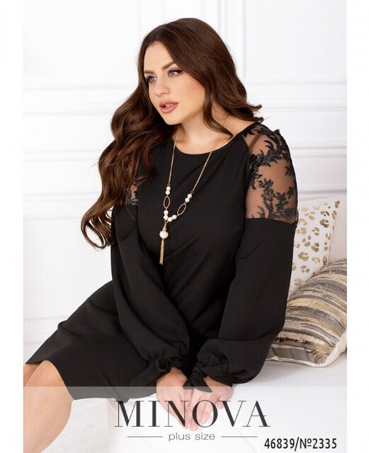 Сукня №2335-Чорний Сукня №2335-Чорний