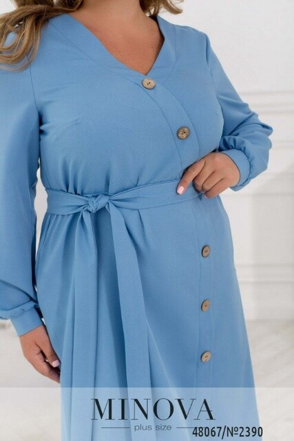 Сукня №2390-Блакитний