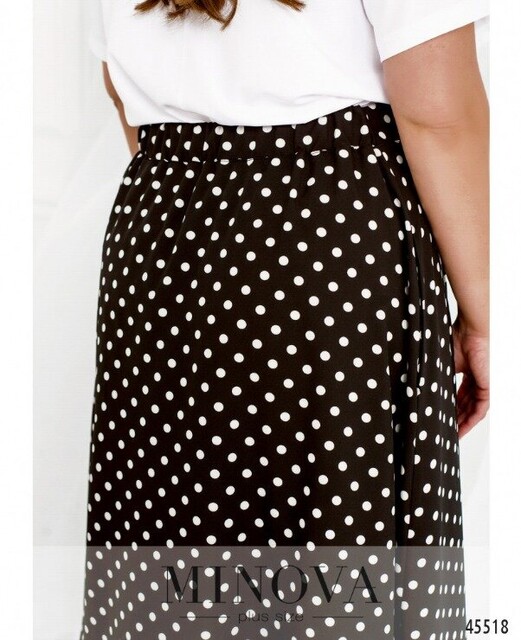 Костюм №2284-Чорний-Білий Костюм №2284-Чорний-Білий