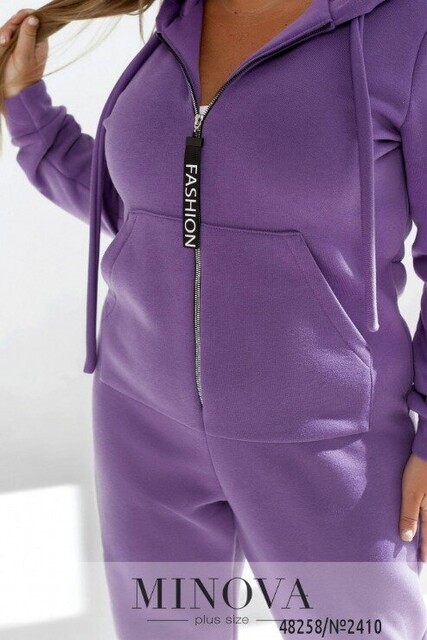 Комбінезон №2410-Бузковий Комбінезон №2410-Бузковий