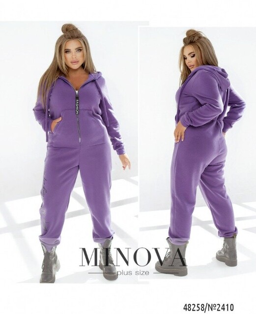 Комбінезон №2410-Бузковий Комбінезон №2410-Бузковий