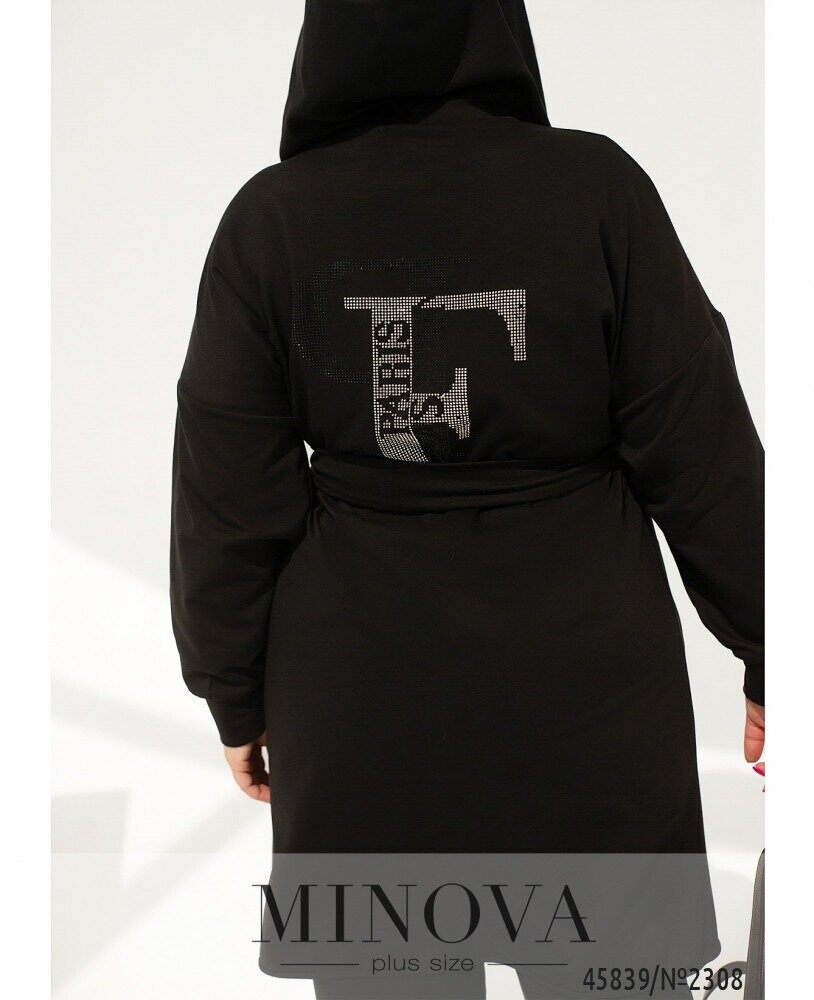 Костюм 3-Ка №2308-Чорний Костюм 3-Ка №2308-Чорний