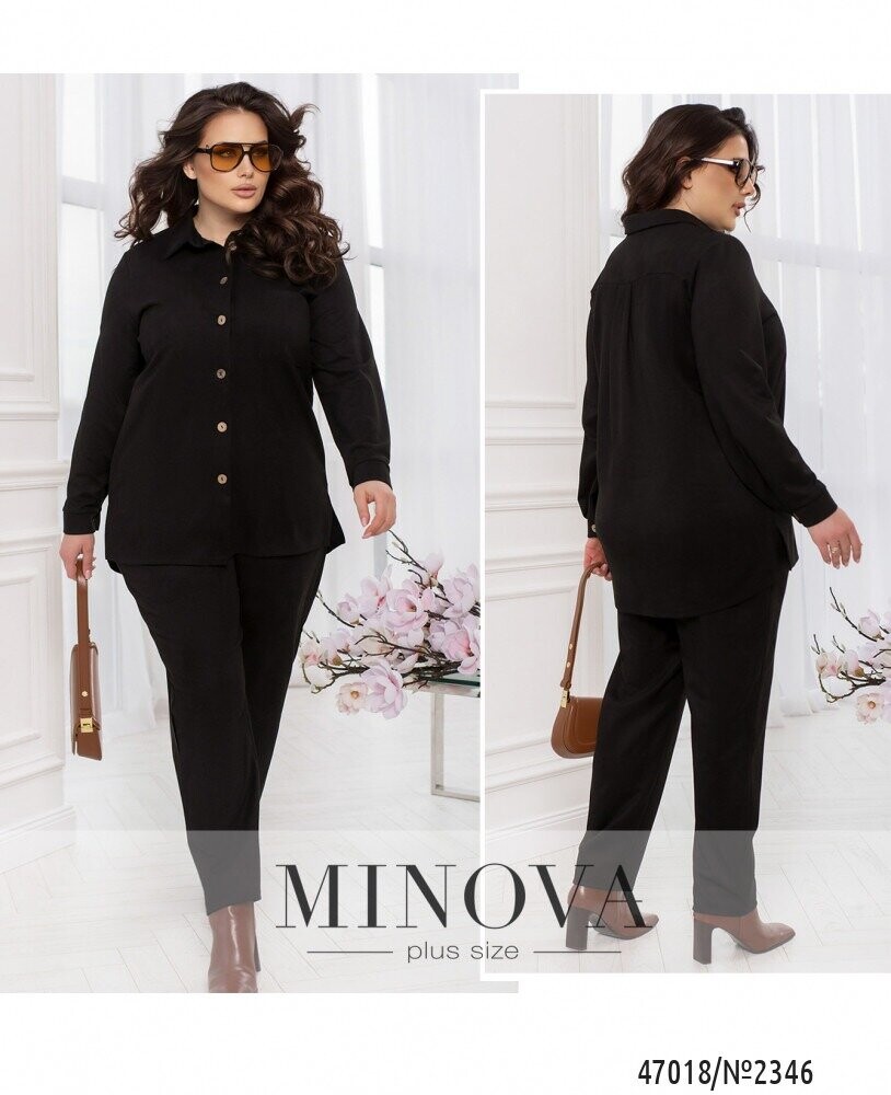 Костюм №2346-Чорний