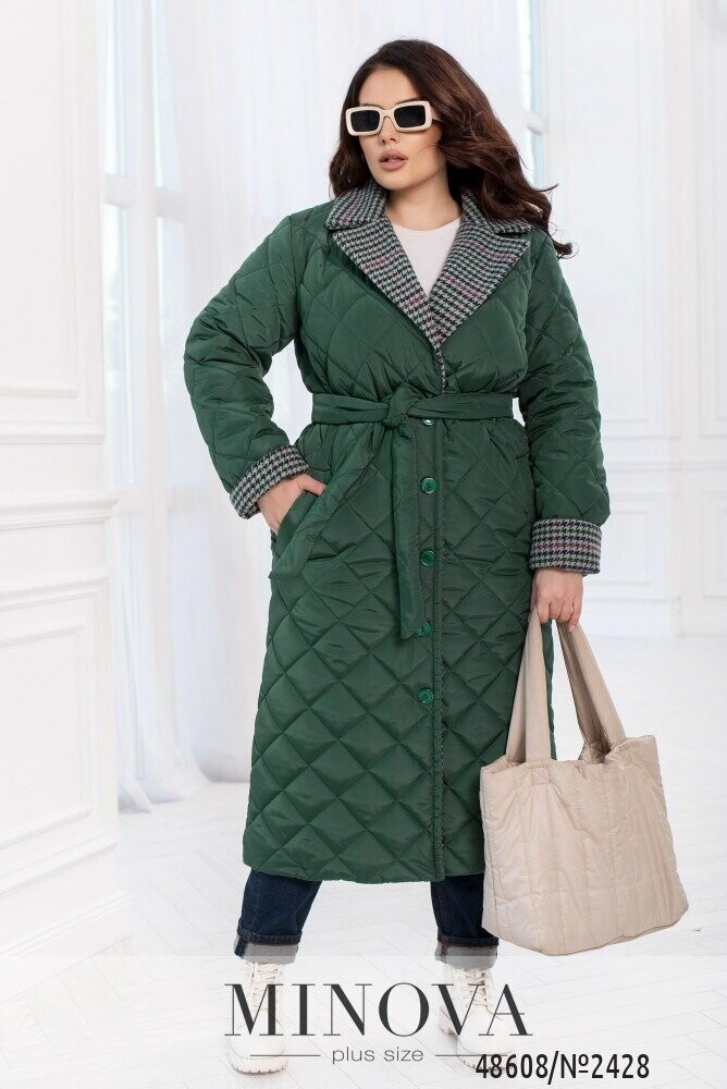 Куртка №2428-Зелений