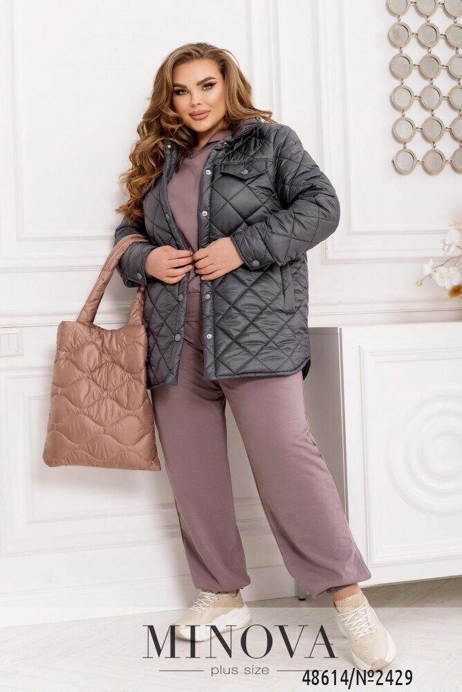 Куртка №2429-Сірий