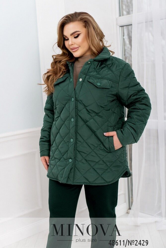 Куртка №2429-Зелений