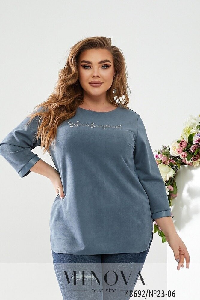 Кофточка №23-06-Джинсовий