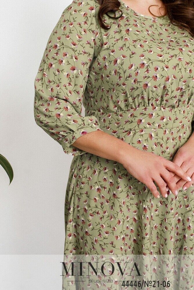 Сукня №21-06-Оливковий