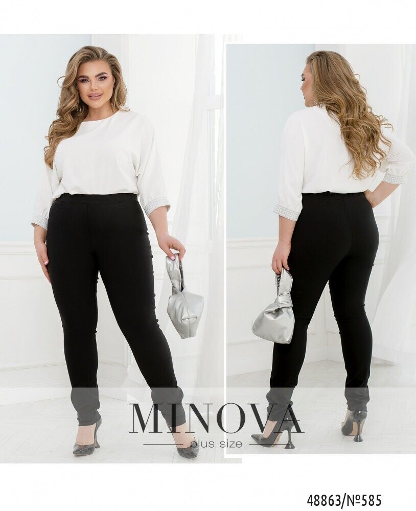 Брюки №585-Чорний