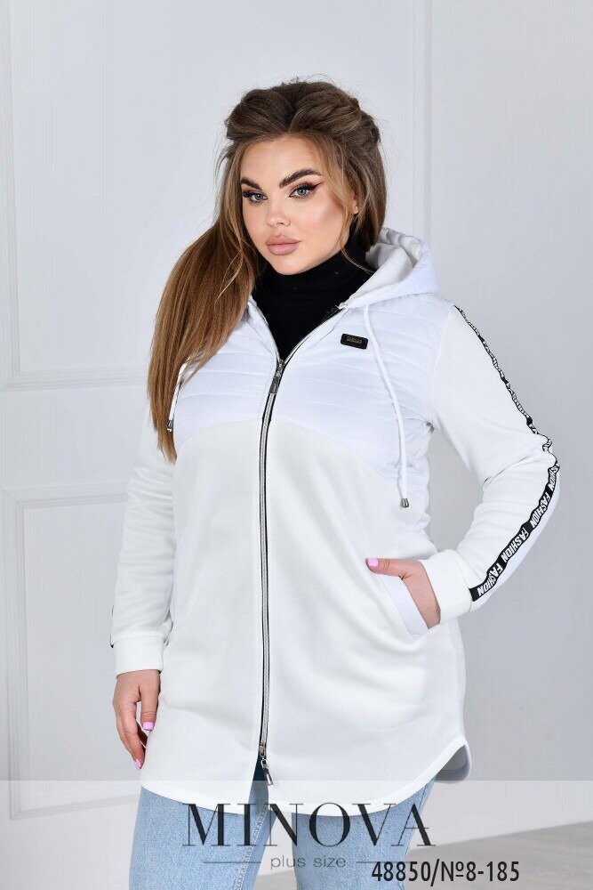 Куртка №8-185-Білий